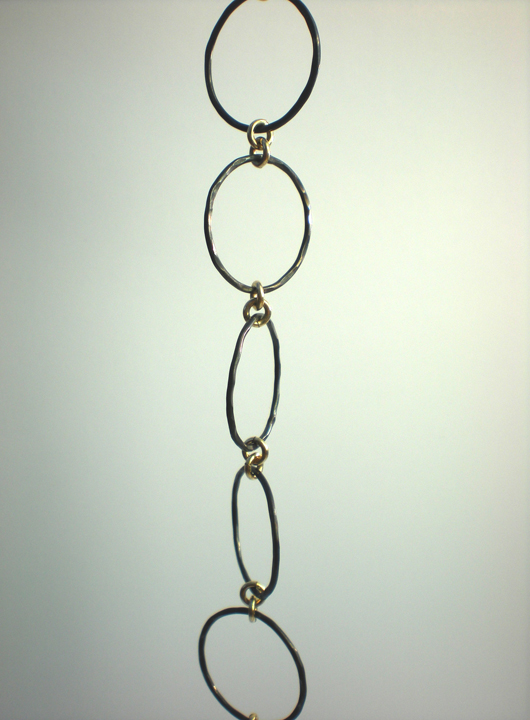 Silver and Gold Link Bracelet | Michele Saulson Designs